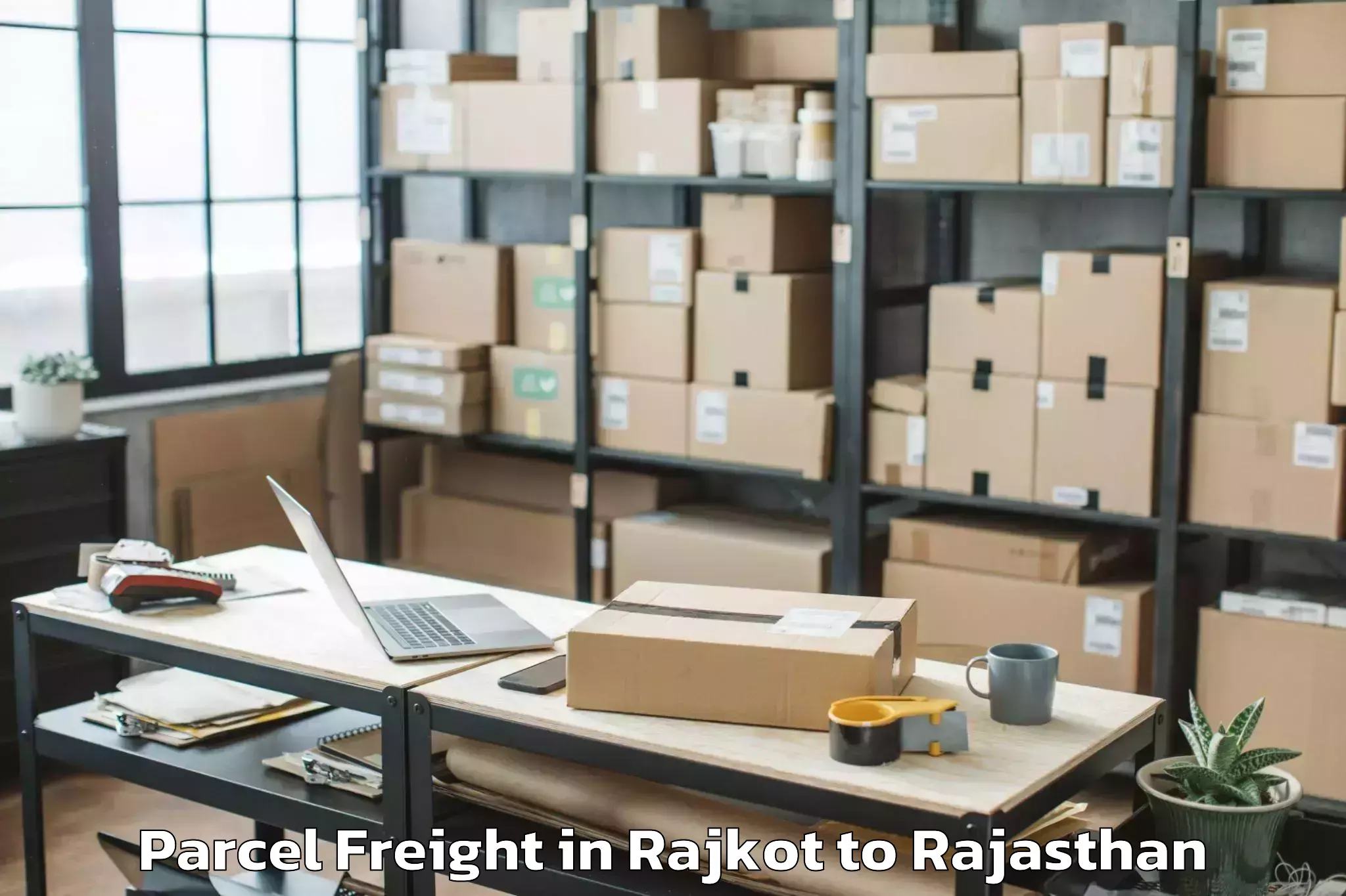 Discover Rajkot to Nagaur Parcel Freight